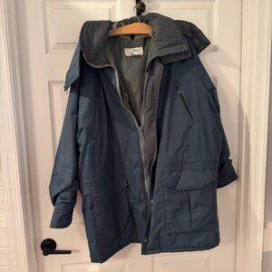 LL Bean Maine Warden's Parka Jacket Mens Large Goretex Insulated Hooded USA